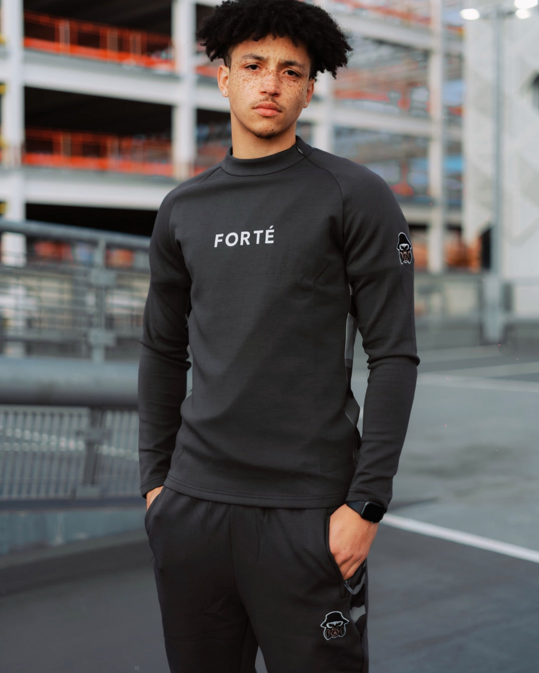 Gunmetal Unisex Tracksuit Grey | Forte Legacy